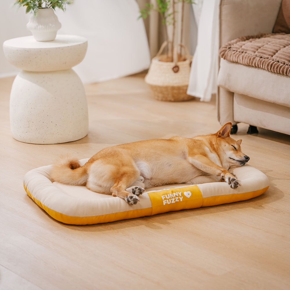™Orthopet | מזרן צבעוני אורתופדי לכלבים – עמיד למים ושריטות, לשימוש חיצוני