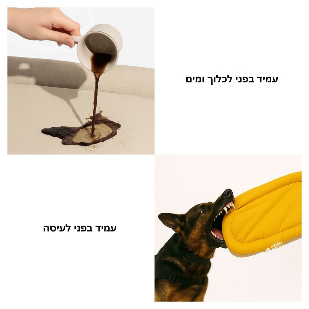 ™Orthopet | מזרן צבעוני אורתופדי לכלבים – עמיד למים ושריטות, לשימוש חיצוני