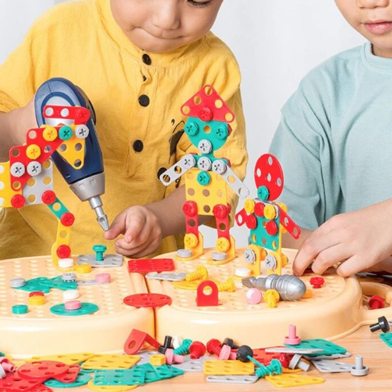 ™Crafto | ארגז כלים נייד לילדים – סט כלים בטוח וכיפי למשחק יצירתי ולמידה
