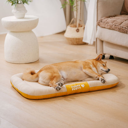 ™Orthopet | מזרן צבעוני אורתופדי לכלבים – עמיד למים ושריטות, לשימוש חיצוני