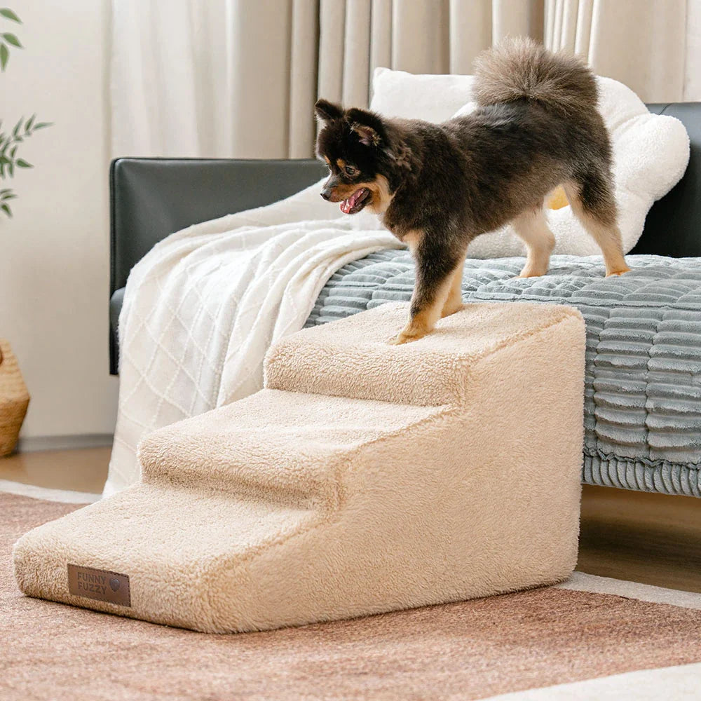 ™Pawstep | רמפה/מדרגות רכות לכלבים – עלייה נוחה למיטה ולספה, הגנה על המפרקים