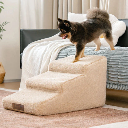 ™Pawstep | רמפה/מדרגות רכות לכלבים – עלייה נוחה למיטה ולספה, הגנה על המפרקים