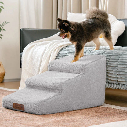 ™Pawstep | רמפה/מדרגות רכות לכלבים – עלייה נוחה למיטה ולספה, הגנה על המפרקים