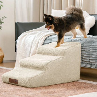 ™Pawstep | רמפה/מדרגות רכות לכלבים – עלייה נוחה למיטה ולספה, הגנה על המפרקים