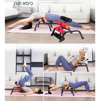 ™Endura | כיסא כושר 10 ב-1 – חותר, סקוואט, כוח ליבה, עיסוי, ציוד ביתי