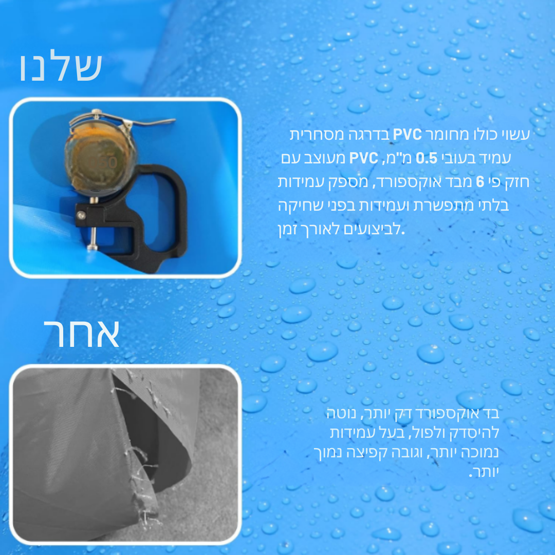 ™Vivelia | מגרש כדורעף מתנפח – 33x16.5x7 רגל, PVC עמיד, התקנה מהירה