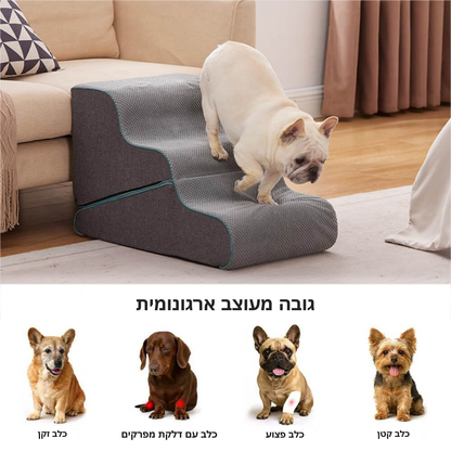 ™Flexipaw | מדרגות לכלבים עם ראמפ 2 ב-1 - הצעת דואו מיוחדת - קנו 1 ב-₪59.95 - וקבלו 2 רק ב-₪99.95