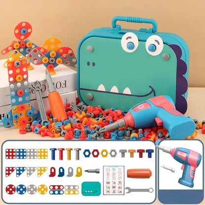 ™Crafto | ארגז כלים נייד לילדים – סט כלים בטוח וכיפי למשחק יצירתי ולמידה